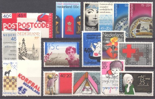 NL - NIEDERLANDE 1970-1979 POSTFRISCH 10 komplette Jahressets - Bild 18 von 22