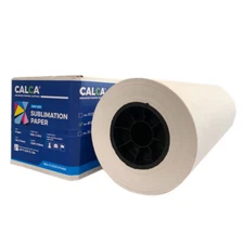 Dye Sublimation Paper 81g 63in x 328ft for Heat Transfer Printing, 3" Core, US