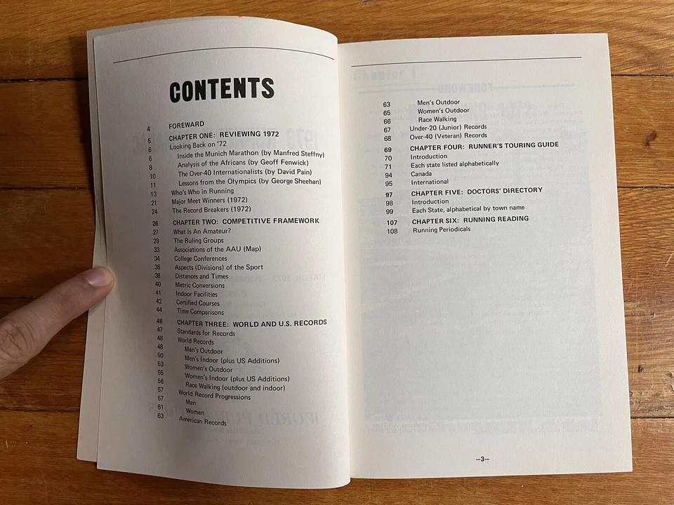 1973 Runner’s Almanac Runner's World Booklet of the Month #21 1973 John Akii-Bua - Image 4 of 4