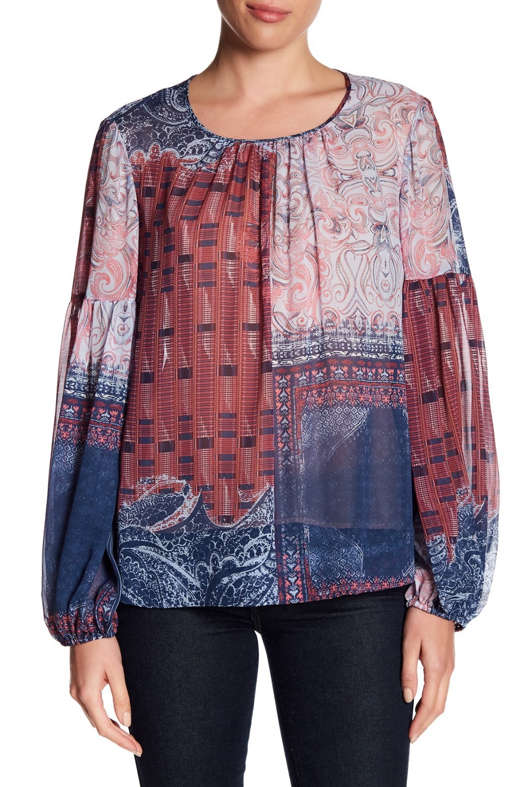 bcbg silk blouse