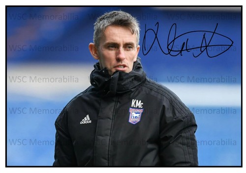 11516. Kieran McKenna Signed Pictures (A4 Prints) Ipswich Town Manchester United