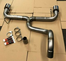 FIAT ABARTH 500 595 STAINLESS STEEL REAR SILENCER EXHAUST