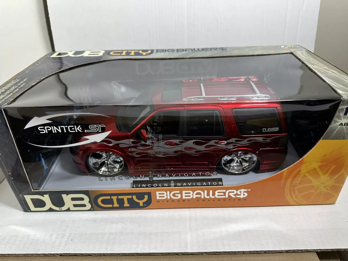 JADA DUB BIG BALLERS LINCOLN NAVIGATOR RED 1:18 DIECAST MODEL CAR NEW IN BOX