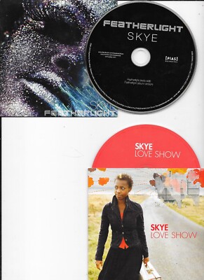 2 x SKYE - featherlight + love show  - CD s