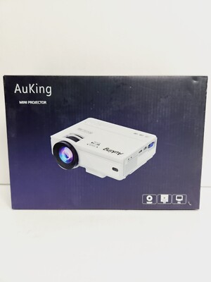 AuKing Mini Portable Video Projector Model MF-8 - White
