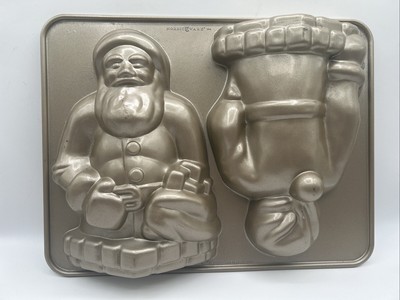 NORDIC WARE VINTAGE Looking  SANTA CLAUS CAKE PAN New Makes 3D Cake