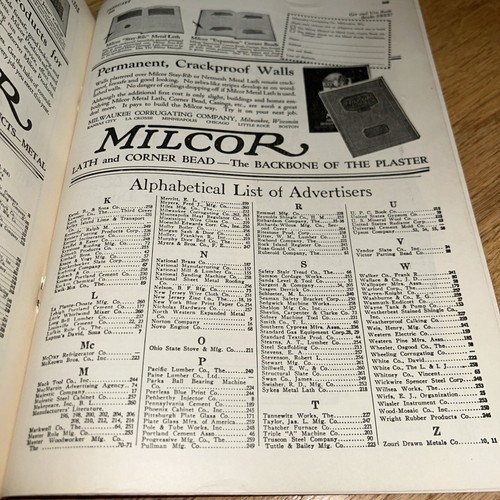 Feb 1925 BUILDING AGE & NATIONAL BUILDER 5 Day Work Week Problem / ASBESTOS ADS - Imagen 24 de 24
