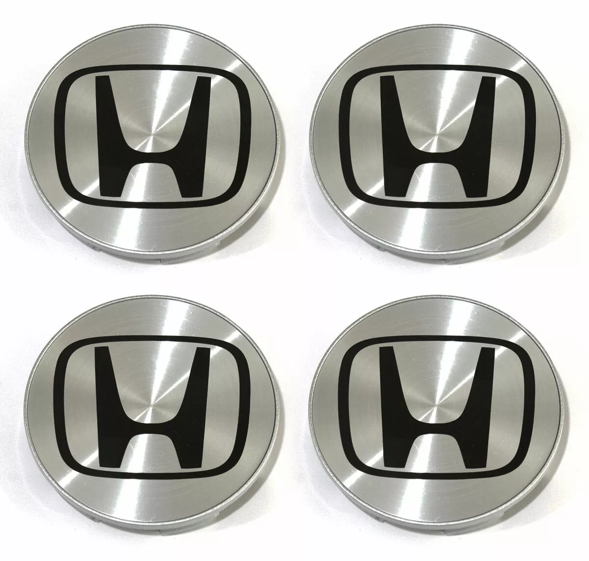 Honda Aluminum Black Logo Wheel Center Cap 69 MM 2.75