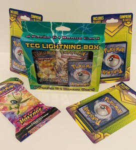 Pokemon TCG Lightning Box 4 Booster Packs,x1 Sword&Shield,x3 2020