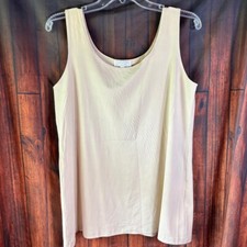 A'nue Miami A Line Tank White Women's Size Medium NWT Made in USA