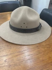 Vintage USNPS Ranger Hat – Premium Beaver Felt, Size 7 1/8