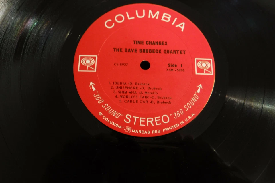 Квартет Дэйва Брубека, Time Changes, Columbia CL 2127, 1964 Jazz, Post Bop - Изображение 3 из 4