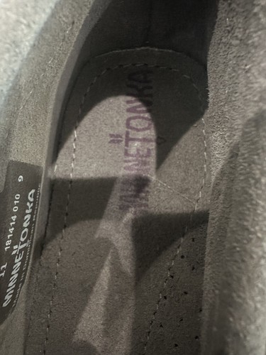 Minnetonka Shoes Moccasins 321X US Womens 11 Suede Flat Slippers New No Box - Picture 2 of 16