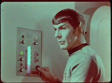 Star Trek TOS 35mm Film Clip Lights of Zetar SPOCK Leonard Nimoy  3.18.108