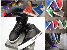 Supra Men's Vaider Skate shoe High Top 2023 HOT