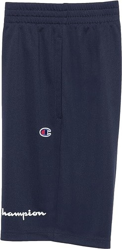 Champion Boys Basketball Shorts - Heritage Athletic Two Pocket, Navy Blue, Small - Bild 3 von 5