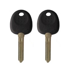 New Uncut Transponder Key Replacement For Hyundai Id46 Chip Hyn14rt14 2 Pack