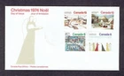 Canada FDC - 1974 - Christmas, Scott #'s 650-653,  Combo Cover