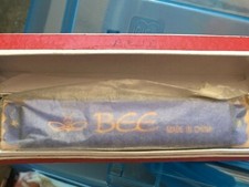 Bee 5" BLUE Metal Harmonica - Never Been Out of Box