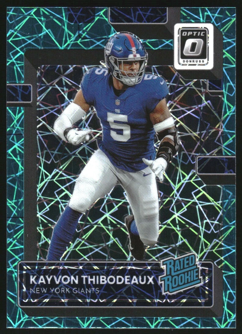 2022 Donruss Optic Teal Velocity #245 Kayvon Thibodeaux RR - NM-MT