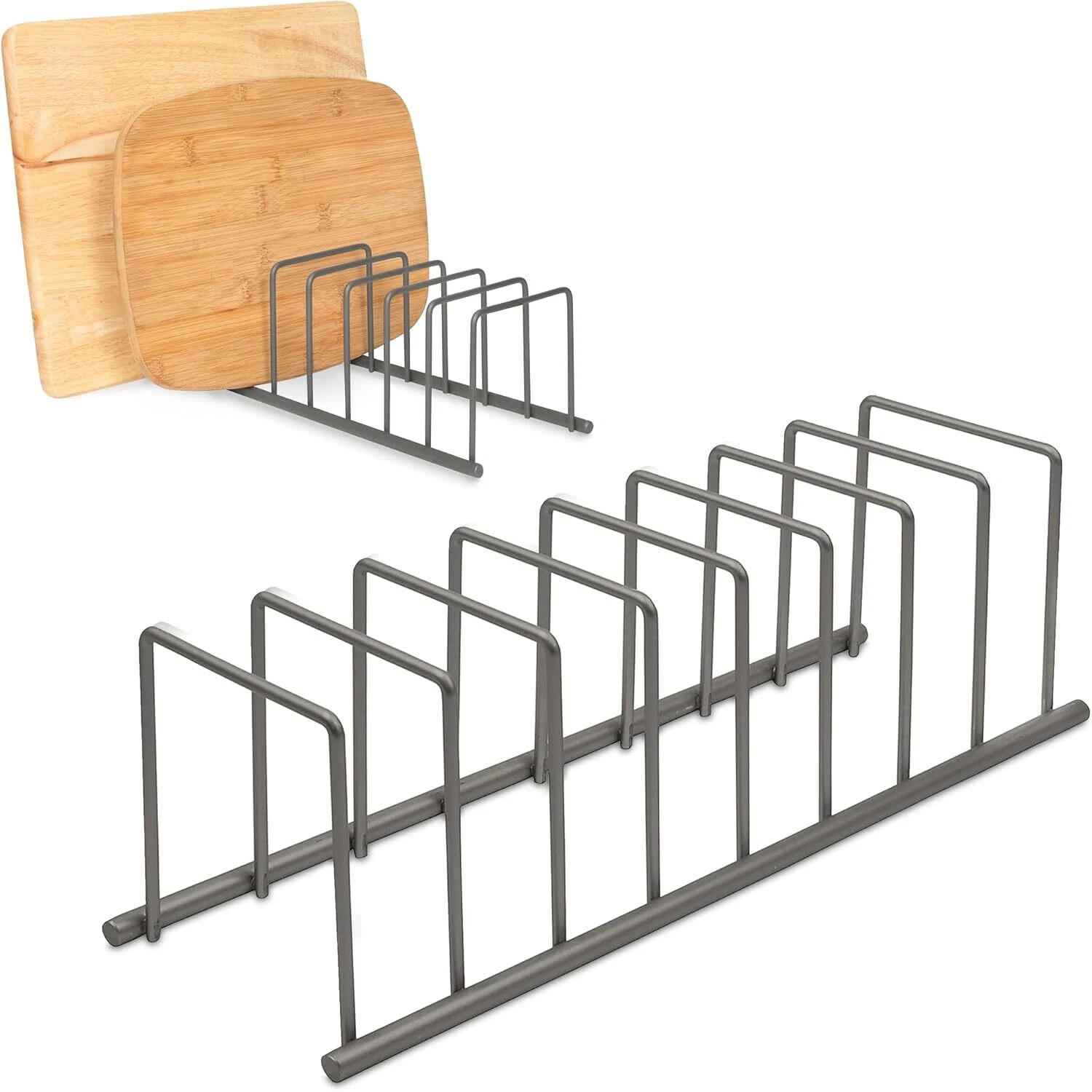Alloy Steel Euro Kitchen Organizer for Plates, Cutting Boards, Bakeware Cooling