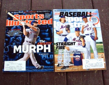 New York Mets (2) S.I. Magazine Lot: 2015 Amazin Murph & 2016 Straight Fire