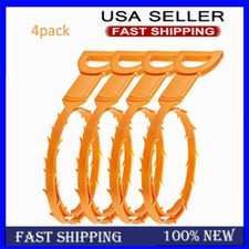 12pcs Drain Hair Catcher Drain Snake Shower Drain Hair Drain Clog Remover