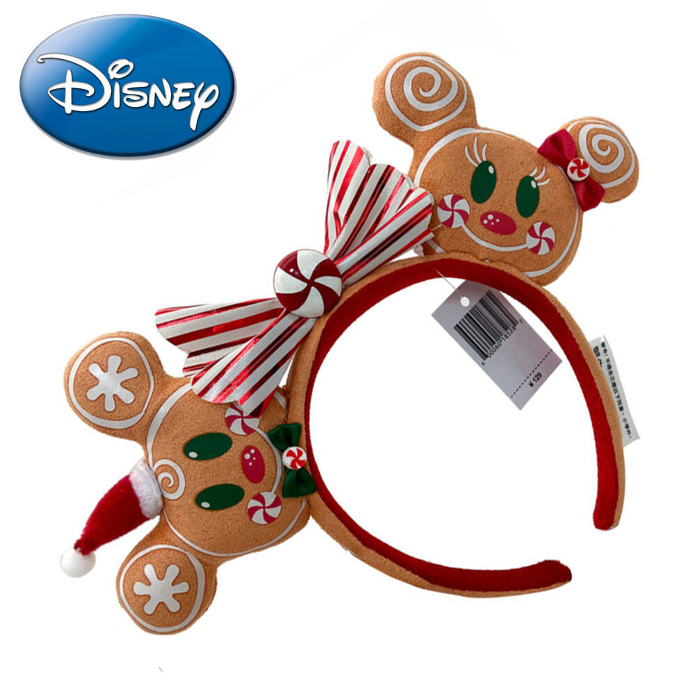 Disney-Parks Ears Minnie Mouse Bow Christmas Gingerbread  display picture 1