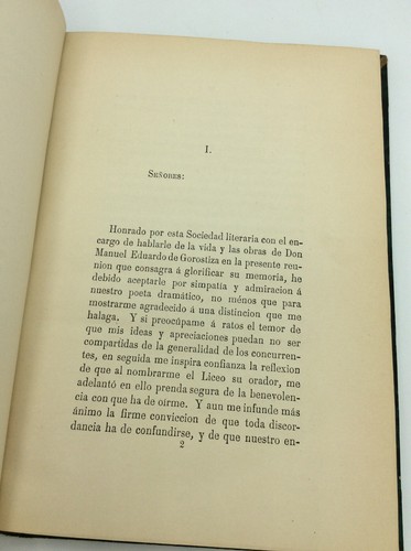 DATOS Y APUNTAMIENTOS PARA LA BIOGRAFIA DE D. MANUEL EDUARDO DE GOROSTIZA - 1876 - Imagen 4 de 5