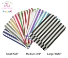 Candy Stripe Paper Bags Sweet Shop Candy Bags 5" X 7" & 7" X 9" Gift Party Bags