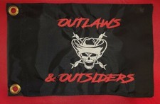 Custom Outlaws  Outsiders Club Flag