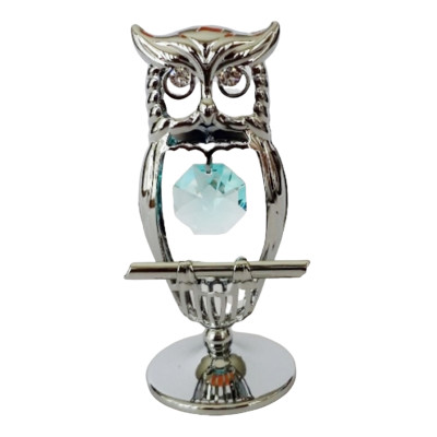 Crystocraft Langohr Eule Kristall Ornament Böhmische Kristalle Geschenk Verpackt