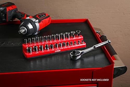 ARES 60037-3-Piece SAE Magnetic Socket Organizers Set Assorted Sizes , Colors - Picture 15 of 66