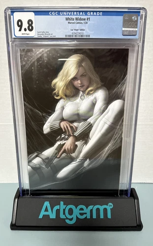 WHITE WIDOW #1 CGC 9.8 1:100 Artgerm Lau Virigin Variant Edition