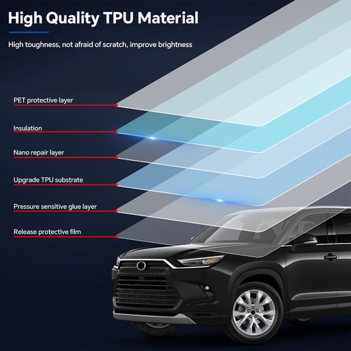 For Toyota Grand Highlander 2024-UP Full Car Precut Paint Protection Film PPF - Picture 7 of 23
