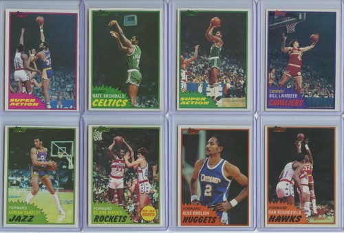 1981 Topps 16 Karten Lot Inc. Abdul-Jabbar, Archibald (x2), Bill Laimbeer Rookie - Bild 1 von 4