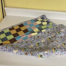 35x25  Hand Made Baby Quilt So Cute