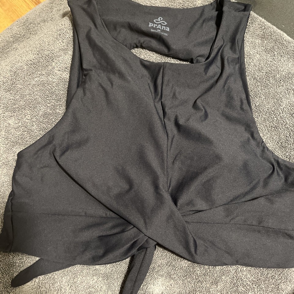 PrAna Corinne Top Black sz Medium Swim Top UPF50 eBay