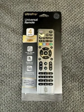 General Electric 33709 4 Device Universal Remote Control - Silver Brand New