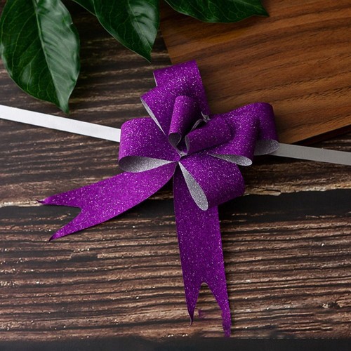10 Pcs Solid Color Ribbon Pull Bow Gift Wrapping Ribbon Strings Ribbons Flower - Picture 20 of 20