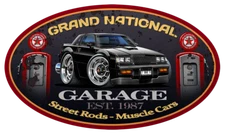 Buick Grand National Regal Turbo Garage Sign Wall Art Graphic Sticker