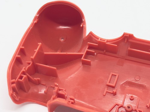 Back Cover Housing Shell PlayStation 4 Pro Slim Controller Gen 3 Magma Red ZCT2U - Picture 4 of 6