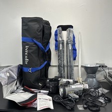 Lot 2x Interfit EXD400 Monolight Heads Flash + Model Lamps Reflector Cable SH
