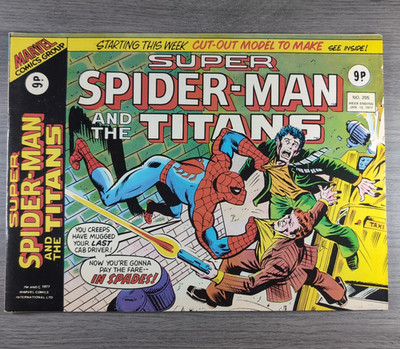 Super Spider-Man And The Titans No. 205 Marvel Comics 12th January 1977