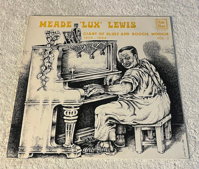 MEADE 'LUX' LEWIS: ''Giant Of Blues And Boogie Woogie 1905-1964 Vol. 2'': 1982 LP