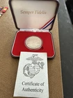 U.S. Marine Corps 1 oz .999 Fine Silver 228th Birthday Ball Coin w/Box and COA