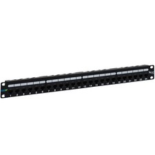 ICC PATCH PANEL CAT 6A 24-PORT 1 RMS ICMPP0246B UPC 633758092197