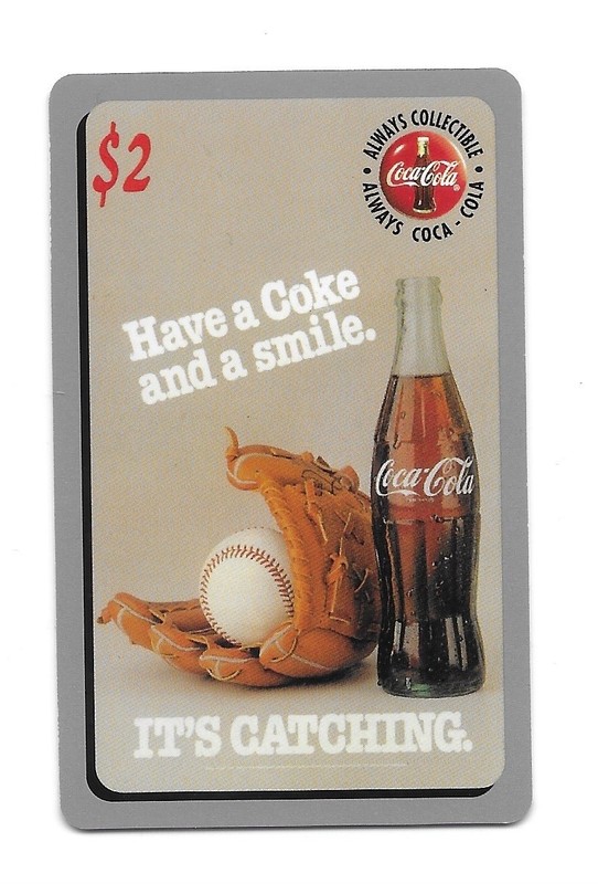 UNCIRCULATED  1995 Coca-Cola Sprint Phone Card $2  Calling Card