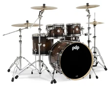 PDP Concept Series 5-Piece Maple Exotic Shell Pack, Walnut to Charcoal Burst