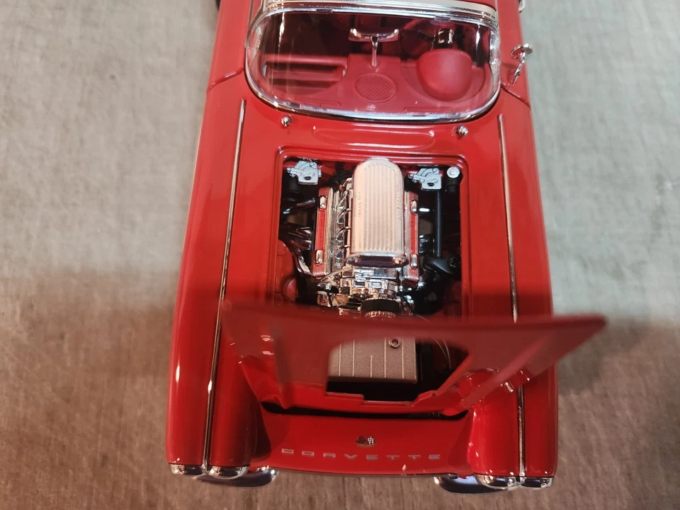 ACME: 1:18 1961 CORVETTE GASSER ROJO/BLANCO DOS TONOS - A1800935 - ENVÍO GRATUITO Foto 4 de 4